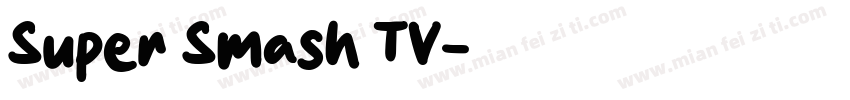Super Smash TV字体转换